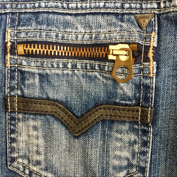 Vintage GUESS? ๐ Cool Denim 2010 Jacket - Picture 2 of 8